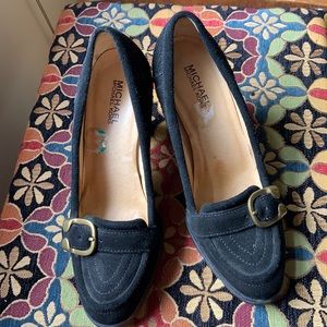 Michael Kors  , Suede  high heel loafers